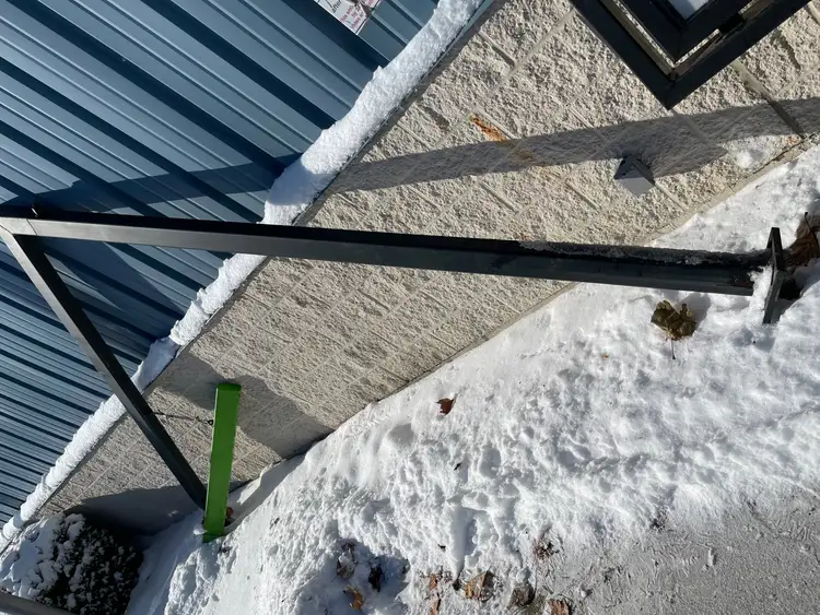 Used Falcon Restaurant Supply Used 8'6" Drive Thru Through Clearance Bar with Steel Support SB - SS99 Restaurant Front of House Furnishings Illinois US | Falcon Restaurant Supply #1376439