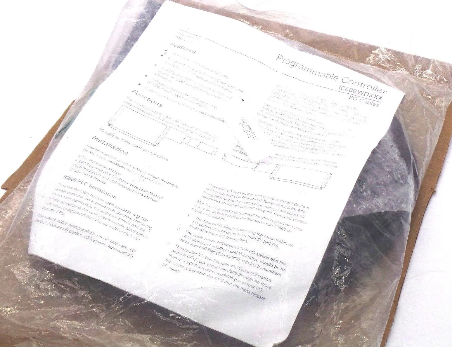 NEW SEALED GE FANUC IC697CBL811 CABLE REDUNDANT