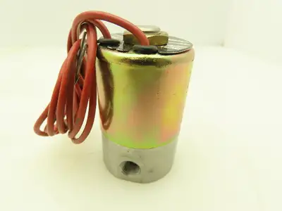 Honeywell Skinner V5L44870 Solenoid Valve 2-Way NC 75 PSI 120V Coil 1/8" NPT SS