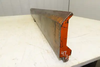 Press Brake Gooseneck Punch Die 47-13/16" Long 90° V 1/4" Finger 3-3/4" H