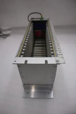 PASABAN PLC RACK WITH POWER SUPPLY CARD MODEL MTC-3044 STOCK 4835-A