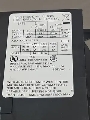 USED Sirius Siemens 3RU2126-4EB0