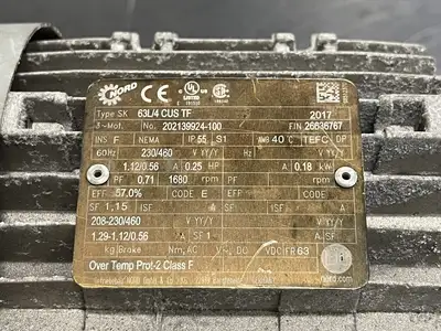 NEW 2017 NORD SK 63L/4CUSTF