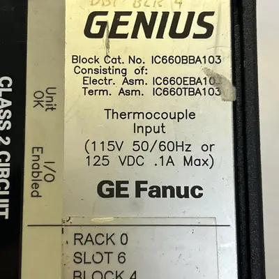 USED GE FANUC IC660BBA103