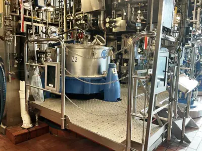 (2) Ellerwerk 735 C perforate basket centrifuges, Hastelloy C-22.