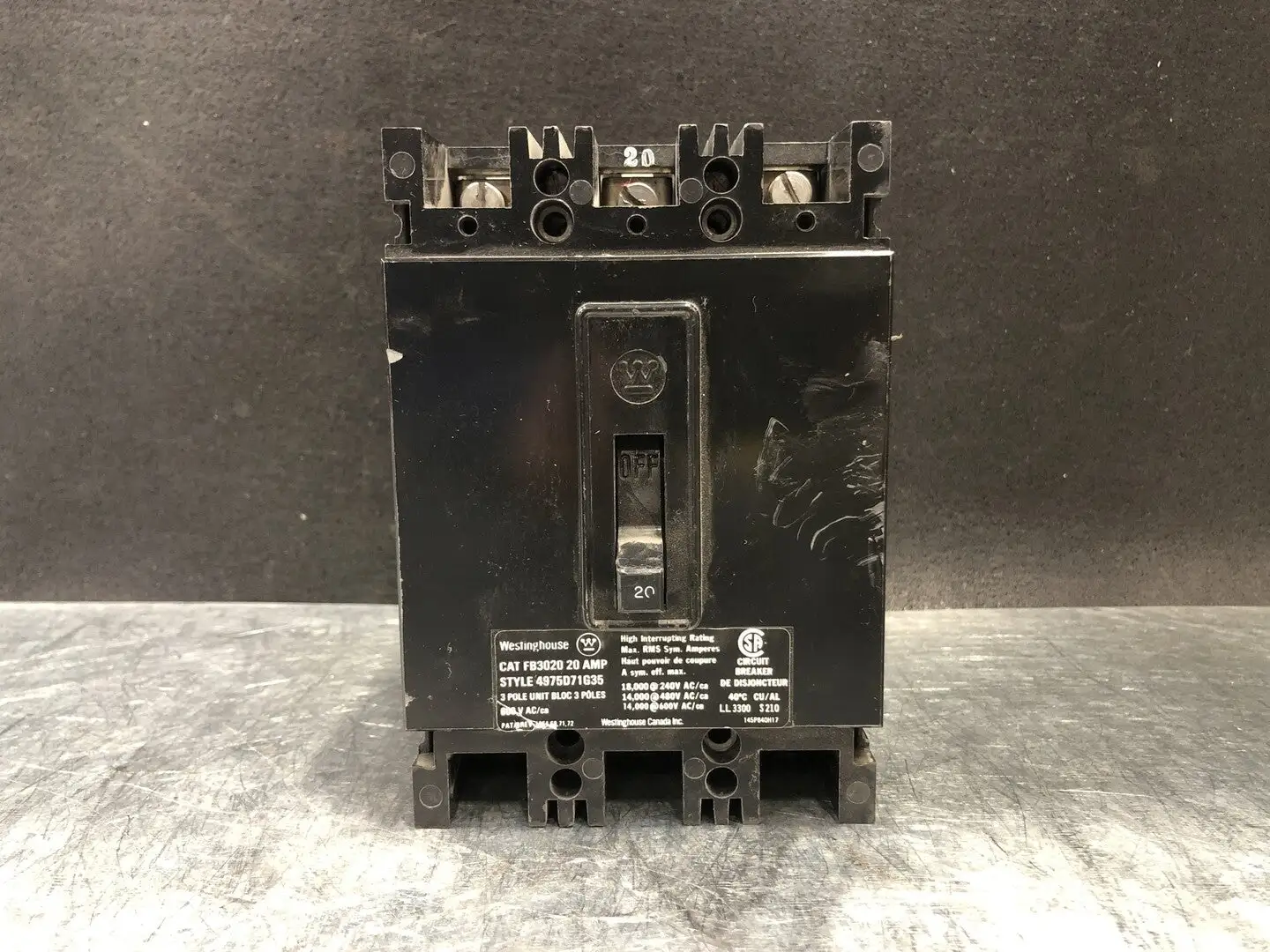 USED WESTINGHOUSE FB3020
