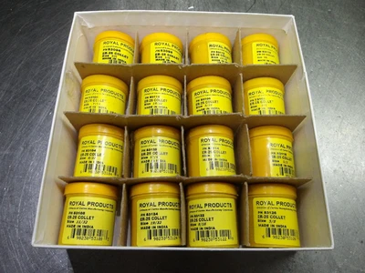Royal ER25 5/32"-5/8" x 32nds 16 piece Ultra Precision Collet Set 53306 (LOC2598A)