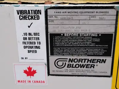 USED NORTHERN BLOWER 5691