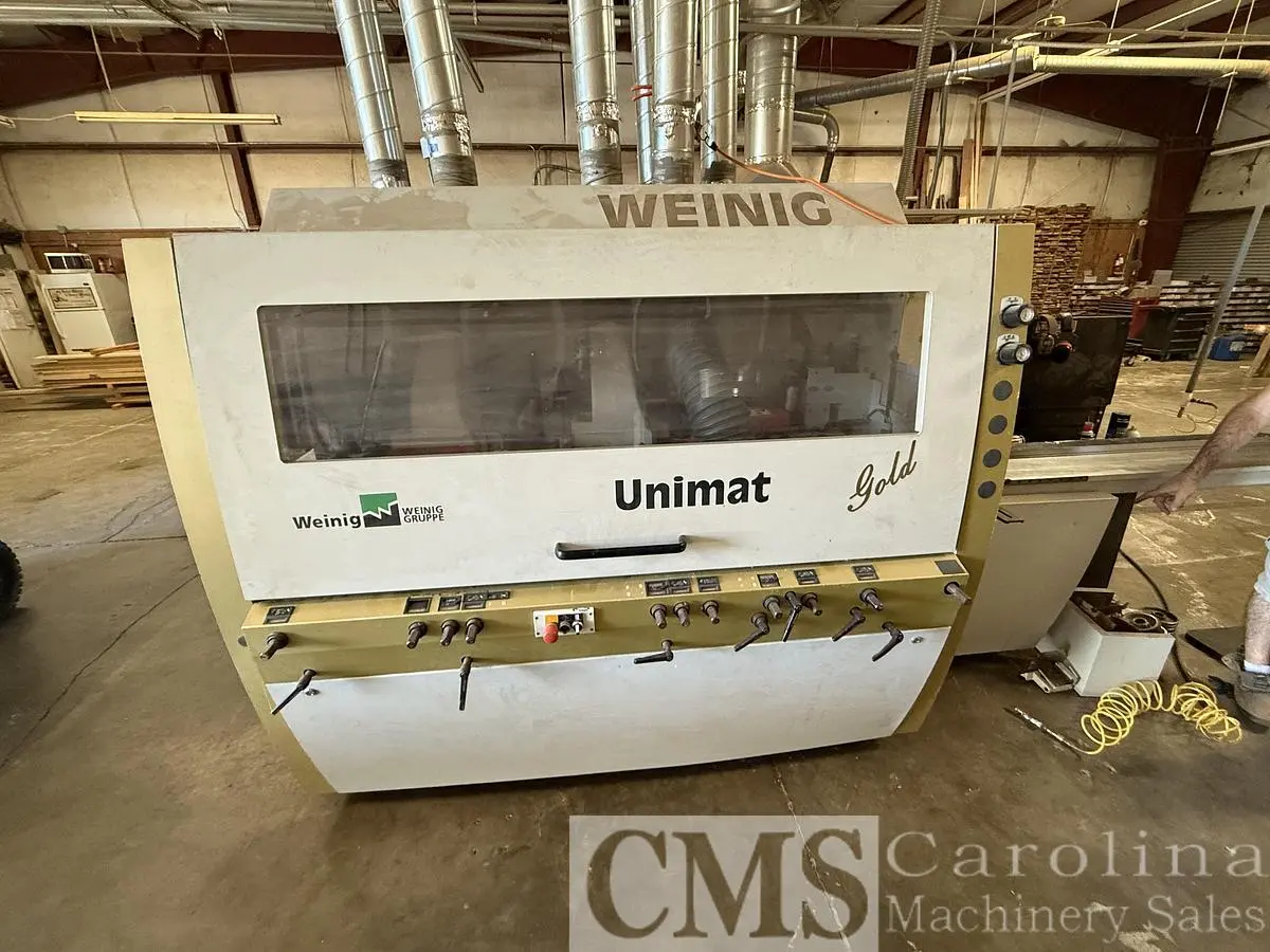 Used 2006 WEINIG UNIMAT GOLD MOULDER Woodworking Moulders North Carolina US | CAROLINA MACHINERY SALES #1336275