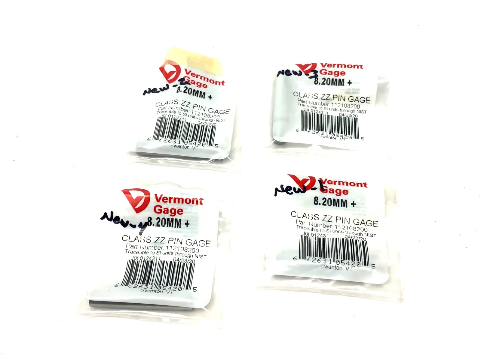 USED VERMONT GAGE CLASS ZZ PLUS PIN GAGE