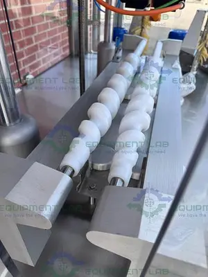 USED CAPMATIC SLEEVESTAR 300 FULL SLEEVE STAINLESS STEEL LABELING MACHINE