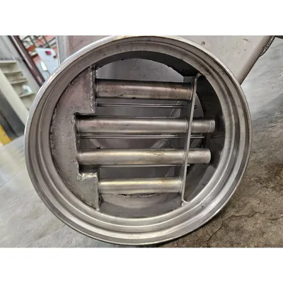 Used 48" Stainless Steel Round Vibratory Screener 8" Table Frame [PART]