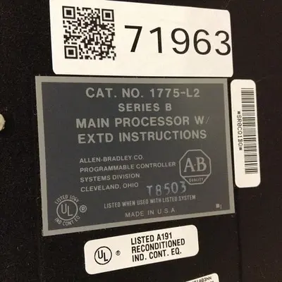 USED ALLEN BRADLEY 1775-L2 SER B