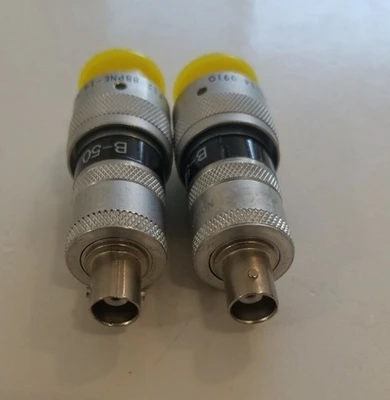 *PREOWNED* LOT OF 2 Burndy G6JF 12-88PNE-14 9910 METAL PLUGS + WARRANTY!