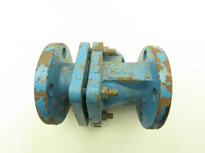 Flowserve AKH3 Atomac 1.5" Flanged Chemical Ball Valve 2Pc PFA Teflon Lined