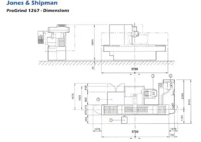 USED JONES & SHIPMAN PROGRIND 1267 EASY