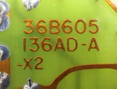 USED GENERAL ELECTRIC 193X528ADG01 INTERFACCE CARD 36B605-136AD-A-X2