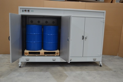 Drum Heating Oven 8 X 200 Lt Electric