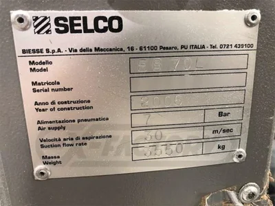 2006 Selco EB70L Active Panel Saw – Precision CNC Beam Saw