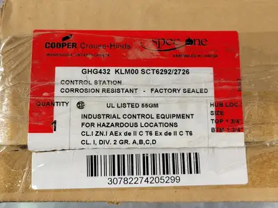 NEW CROUSE-HINDS GHG 43