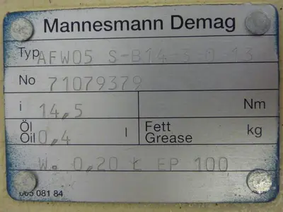 USED MANNESMANN DEMAG FG06 U1-H2-F2