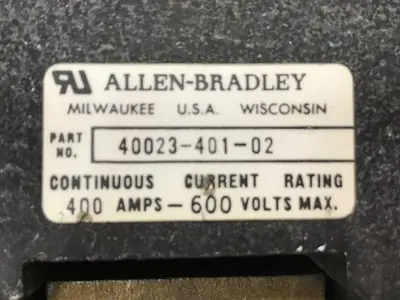 USED ALLEN BRADLEY 40023-401-02