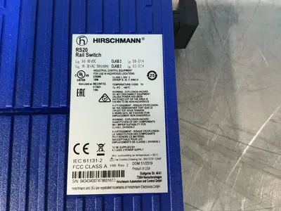 Used 2019 HIRSCHMANN RS200400T1T1SDAE Network Switches Ohio US | HGR 24 #1477959