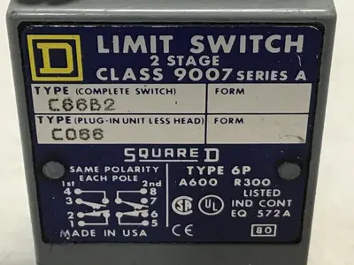 USED SQUARE D 9007-C66B2