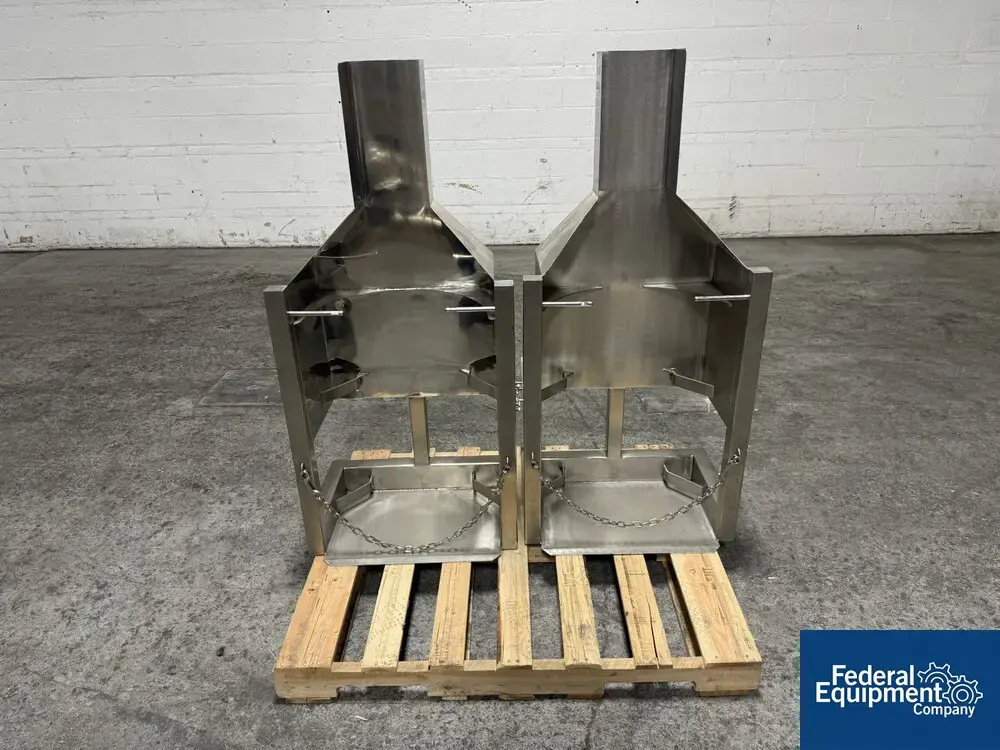Unknown (2) Stainless Steel Barrel Dumpers