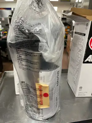 New | in-Stock Bunn New Bunn 2.15L Stainless Brew Thru Push Button Airpot Coffee Dispenser Coffee Equipment Illinois US | Falcon Restaurant Supply #1378010