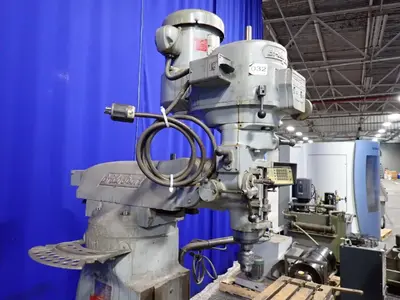 Bridgeport 42" X 9" Vertical Mill