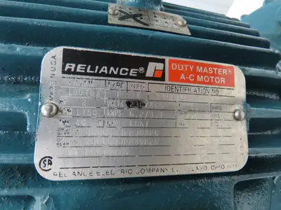 Reliance Industrial Vibrascrew Gyrator Bin Shaker Vibrator 2Hp 460V 3PH