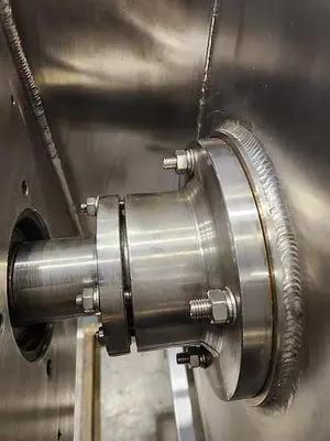 New 10 Cubic Foot Stainless Steel Ribbon Mixer, 5 HP #4679768