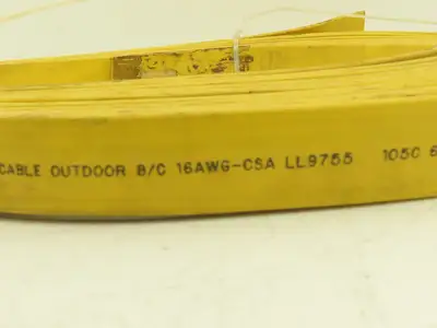 Festoon Cable Outdoor E-24573 Multi-Conductor Flat Cable 8 Wire 16AWG 600V 37'