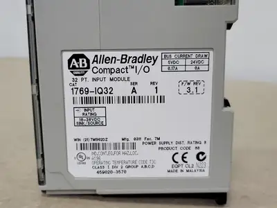 Used ALLEN-BRADLEY 1769-IQ32 Misc Electrical & Power Parts British Columbia CA | Lenmark #252157