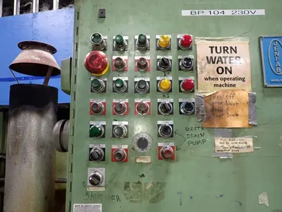 20" DIAMETER JENSEN MODEL #8452 (WASH, RINSE & DRY) CONTINUOUS ROTARY DRUM PARTS WASHER: YOBRO #25068