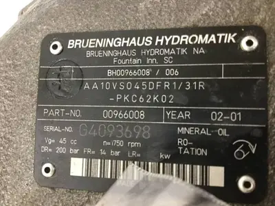 USED REXROTH AA10VSO45DFR131RPKC62K02