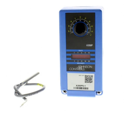 Johnson Controls A350PS-1C Proportional Temperature Control, -30F to 130F 0-10V [Refurbished]