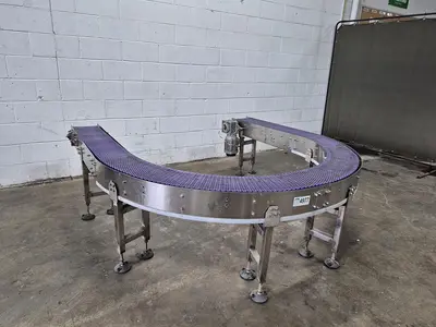 180° Curved Conveyor Belt