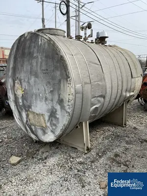 N/A 3,000 Gal Horizontal Storage Tank, S/S