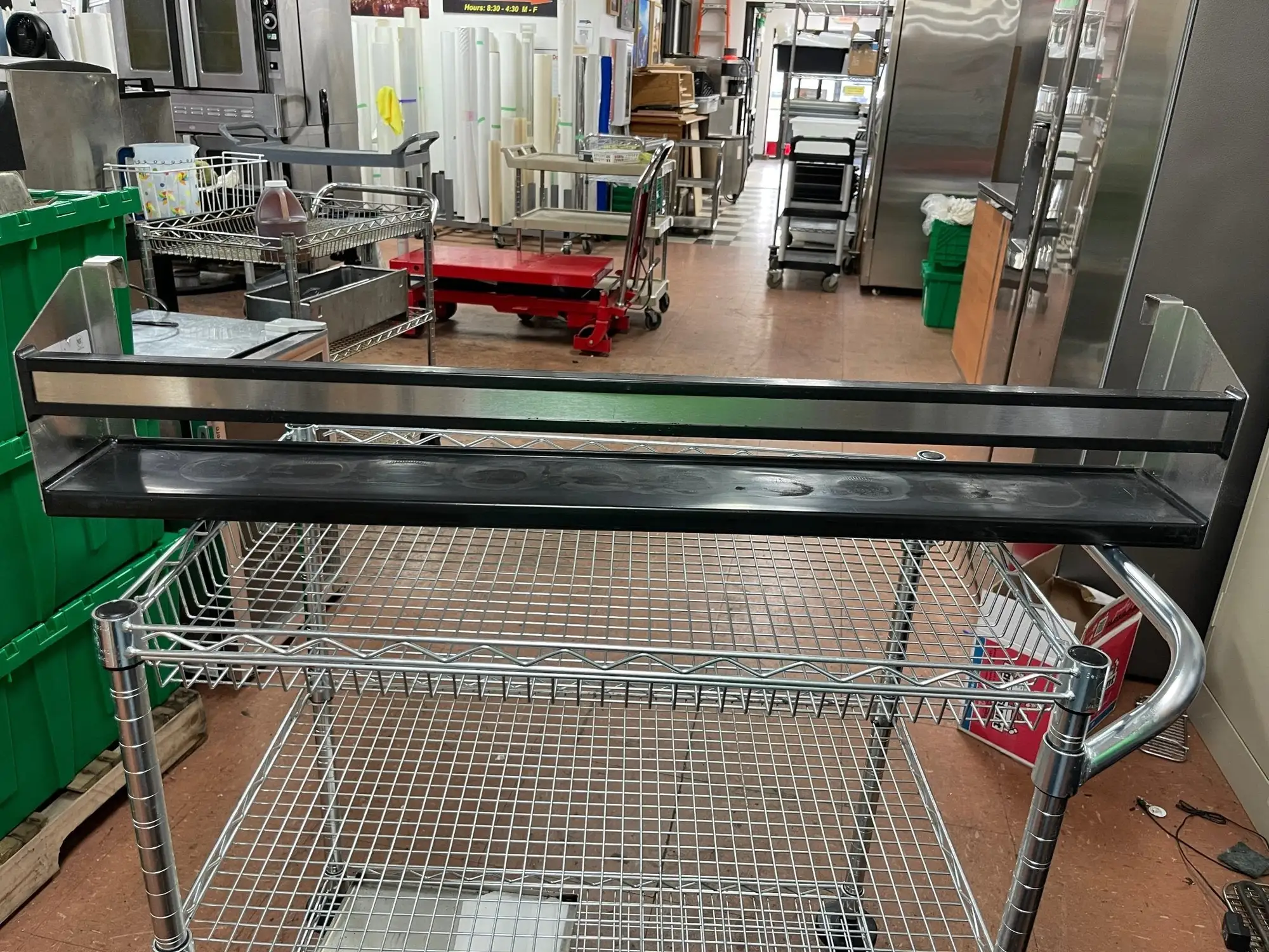 Used Glastender Used 42" Glastender CSR-42-SR Single Stainless Bar Cooler Speedrail Clip-on Underbar Equipment Illinois US | Falcon Restaurant Supply #1376090