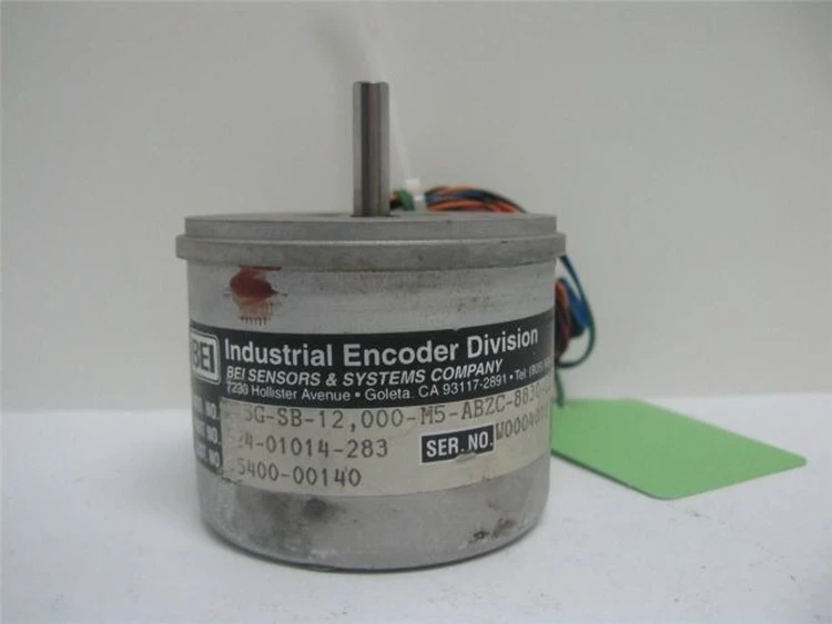 New | in-Stock BEI INDUSTRIAL ENCODERS L25G-SB-12,000-M5-ABZC-8830-LED-SC18-S Motion Controls | Industrial Parts R Us Inc. #366267