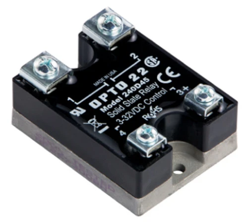 Opto 22 240D45 240 VAC, 45 Amp, DC Control Solid State Relay SSR [New]