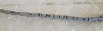 E305668 TYPE CM 28AWG CABLE