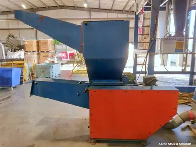 Used Herbold Granulator. 15.5" x 15.5" feed opening