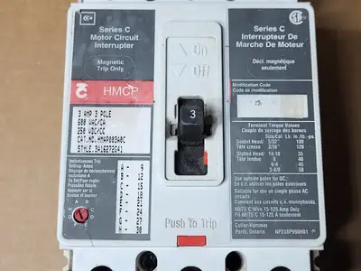 Used EATON CUTLER-HAMMER HMAP003A0C Switchgears British Columbia CA | Lenmark #477715