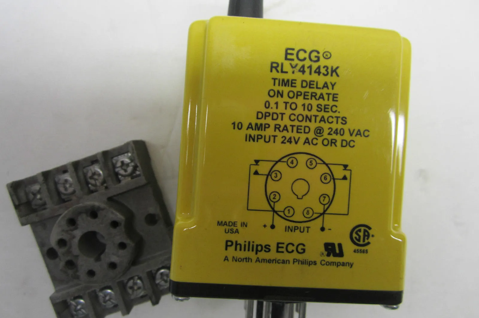 NEW PHILIPS ECG RLY4143K TIME DELAY