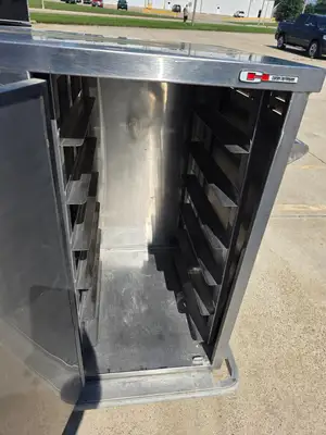 Used Carter Hoffmann Used Carter Hoffmann TE-1622-62 Stainless Mobile Tray Delivery Cart - SS399 - SC Food Storage & Transportation Illinois US | Falcon Restaurant Supply #1373592