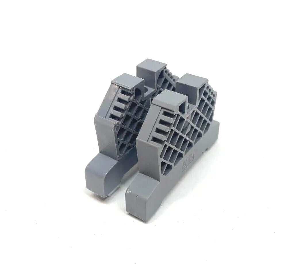 43442 | Morsettitalia  Euro Stop End Bracket Clamp 8mm Gray LOT OF 2 - Used