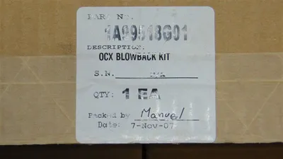 Rosemount 1A99518G01 OCX 4400 Oxygen / Combustibles Transmitter Blowback Kit New NIB